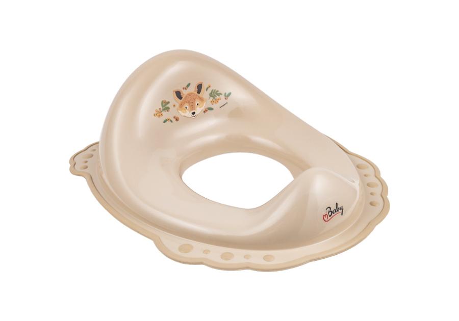 Zdjęcie: Nakładka sedesowa dla dzieci 2K Lisek Leśna Ferajna, beżowy NERGIS