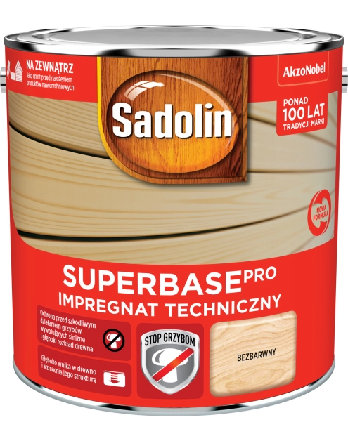 Zdjęcie: Impregnat Superbase Pro 2,5 L SADOLIN