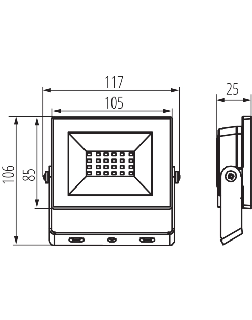 Zdjęcie: Naświetlacz LED Grun NV LED-20-B MILEDO