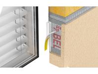 Zdjęcie: Listwa PVC BP13 L250 9/6 biały, przyokienna, dylatacyjna, z siatką i z uszczelką BELLA PLAST