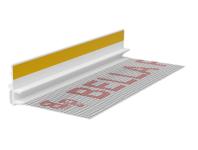Zdjęcie: Listwa PVC BP13 L250 9/6 biały, przyokienna, dylatacyjna, z siatką i z uszczelką BELLA PLAST