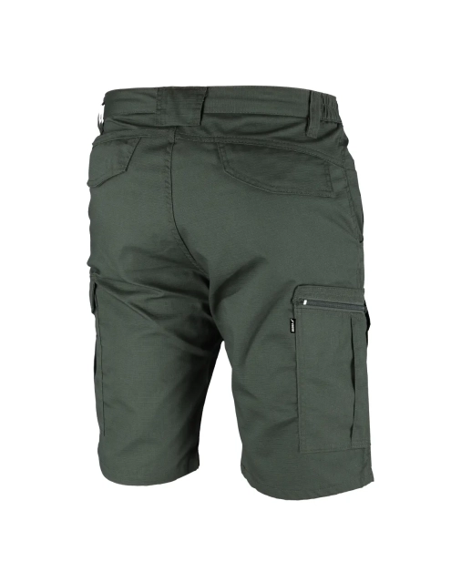 Zdjęcie: Szorty robocze ripstop + spandex rozmiar L ciemnozielone DEDRA