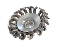 Zdjęcie: Szczotka tarczowa 115 mm stal do szlifierki kątowej - blister - RAWLPLUG