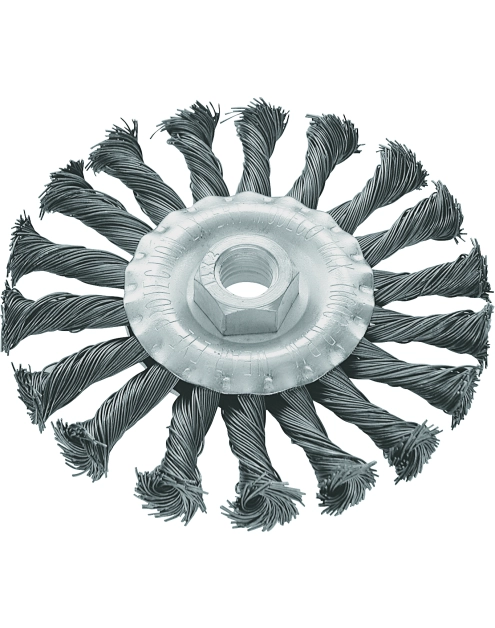 Zdjęcie: Szczotka tarczowa 115 mm stal do szlifierki kątowej - blister - RAWLPLUG