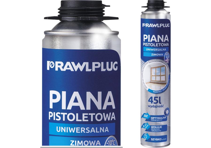 Zdjęcie: Piana pistoletowa uniwersalna zimowa 750 ml RAWLPLUG