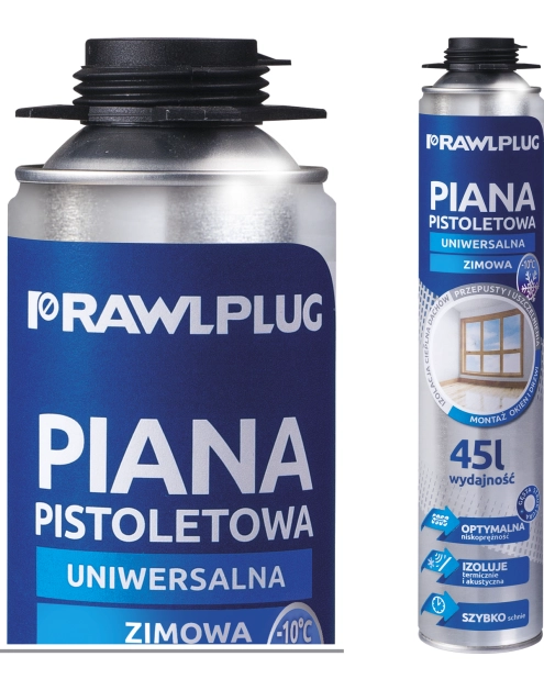 Zdjęcie: Piana pistoletowa uniwersalna zimowa 750 ml RAWLPLUG