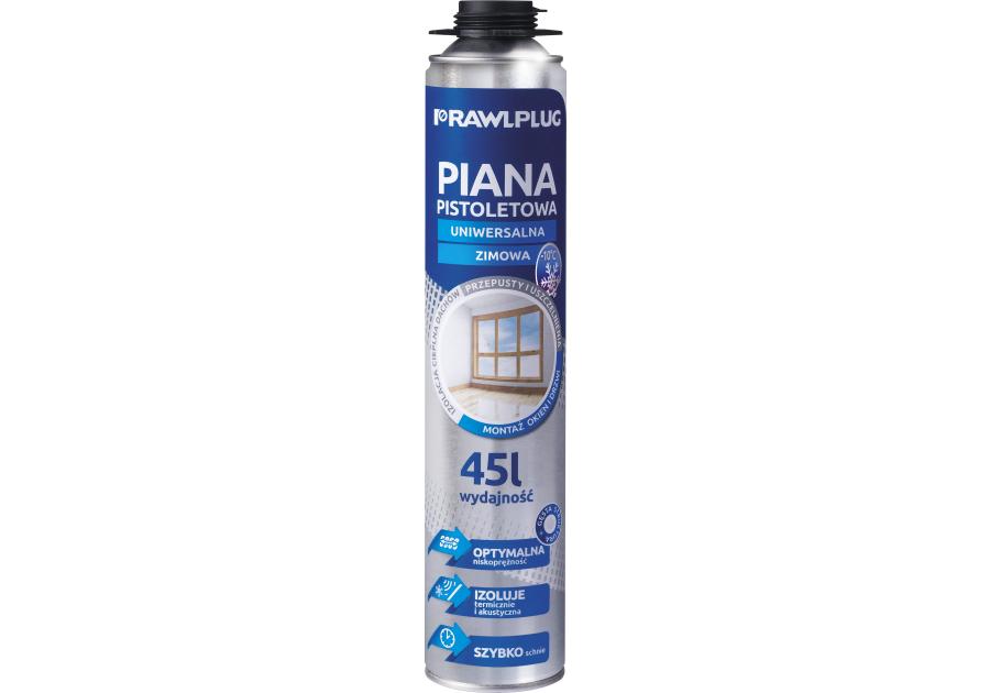 Zdjęcie: Piana pistoletowa uniwersalna zimowa 750 ml RAWLPLUG