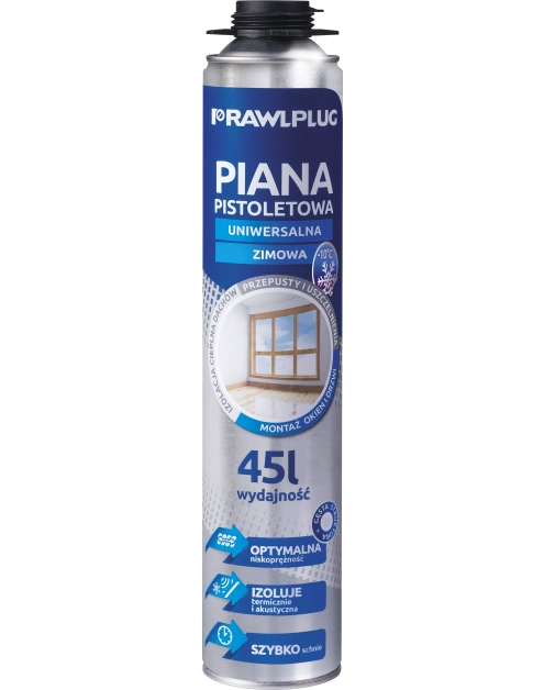 Zdjęcie: Piana pistoletowa uniwersalna zimowa 750 ml RAWLPLUG