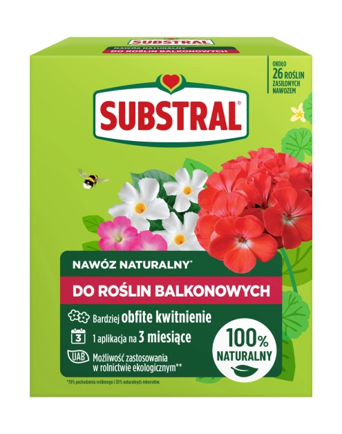 Zdjęcie: Nawóz naturalny do Roślin Balkonowych 650g SUBSTRAL