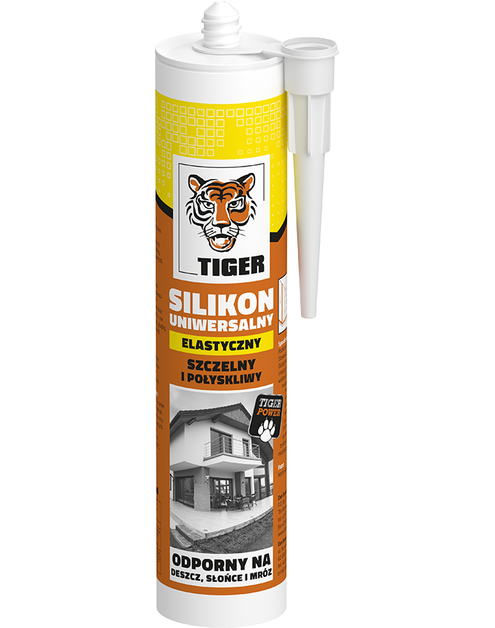 Zdjęcie: Silikon uniwersalny brązowy 260 ml TIGER