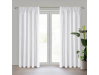 Zdjęcie: Zasłona gotowa Logan na taśmie 135x270 cm biały EUROFIRANY