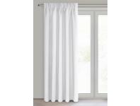 Zdjęcie: Zasłona gotowa Logan na taśmie 135x270 cm biały EUROFIRANY