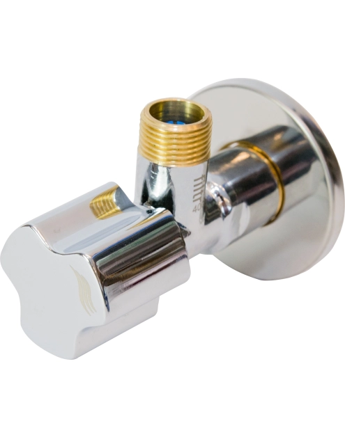 Zdjęcie: Zawór kątowy na zawieszce 1/2"x 3/4" DURO