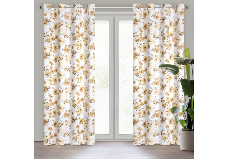 Zdjęcie: Zasłona gotowa Caren 140x250 cm biały EUROFIRANY