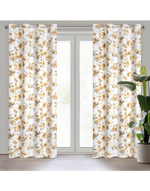 Zdjęcie: Zasłona gotowa Caren 140x250 cm biały EUROFIRANY