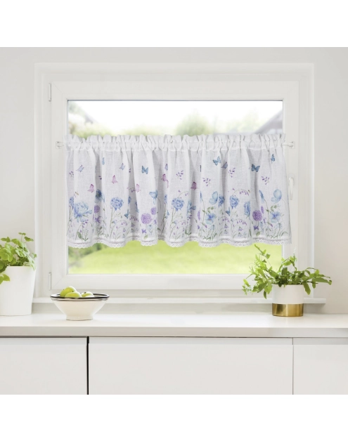 Zdjęcie: Firana gotowa Zoja 150x30 cm biały EUROFIRANY