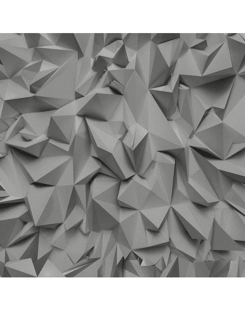 Zdjęcie: Tapeta winylowa na flizelinie szare origami 10 mb POLAMI