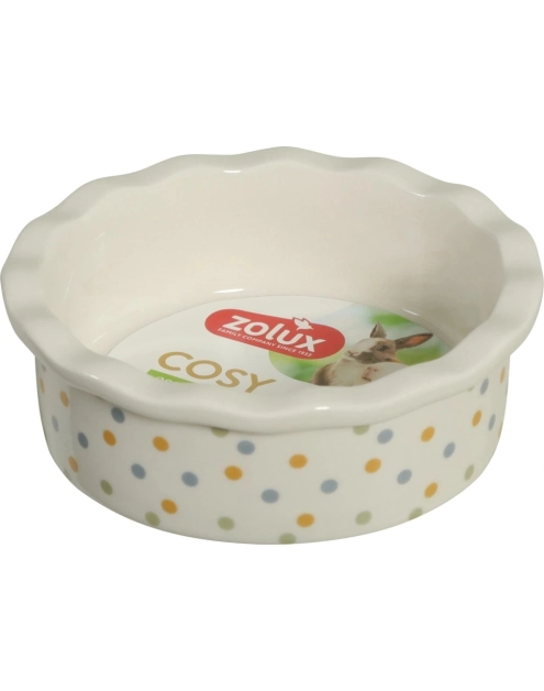 Zdjęcie: Miska ceramiczna dla gryzonia 100 ml w groszki ZOLUX