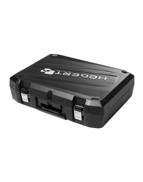 Zdjęcie: Szlifierka kątowa bezszczotkowa 125 mm z włącznikiem łopatkowym 18 V zestaw HOGERT TECHNIK