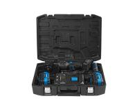 Zdjęcie: Szlifierka kątowa bezszczotkowa 125 mm z włącznikiem łopatkowym 18 V zestaw HOGERT TECHNIK