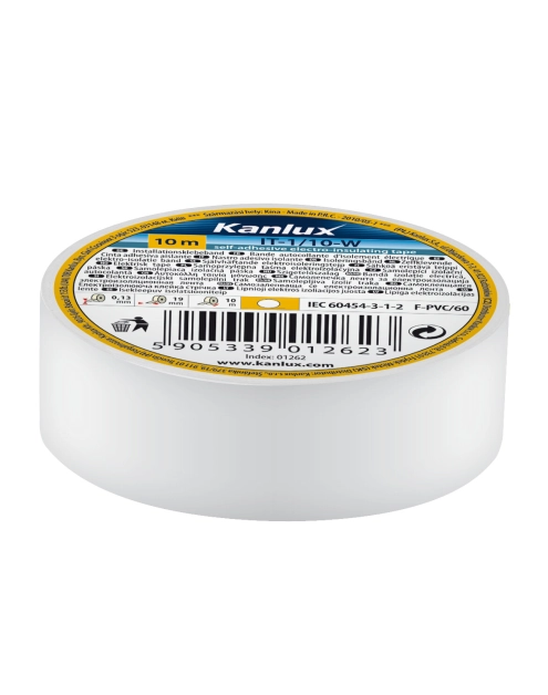 Zdjęcie: Taśma elektroizolacyjna IT-1/20-W KANLUX