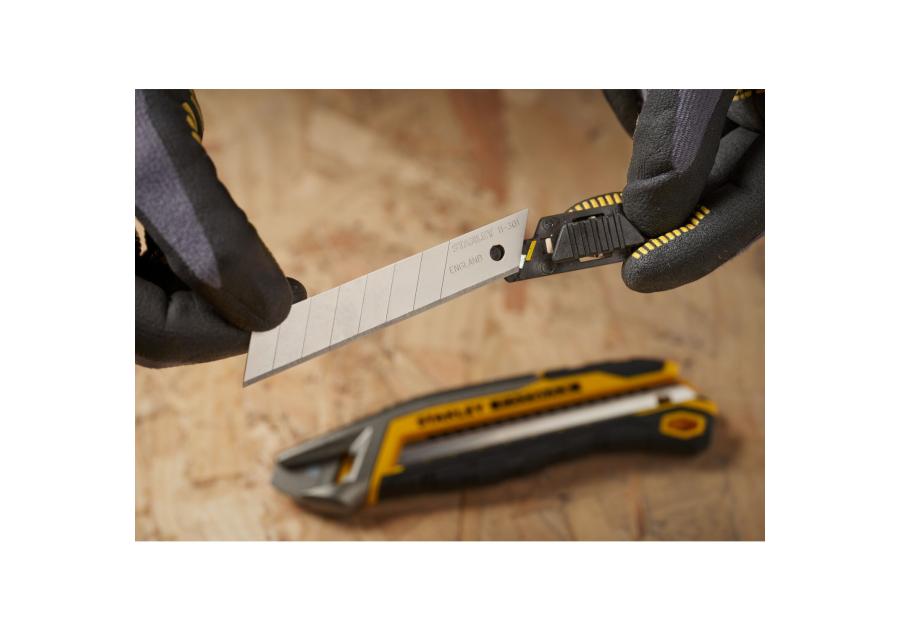 Zdjęcie: Ostrza łamane 18 mm, 10 sztuk STANLEY