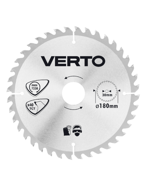 Zdjęcie: Tarcza do pilarki, widiowa, 180 x 30 mm, 40 zębów VERTO