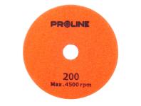 Zdjęcie: Nakładka polerska diamentowa gr.200 - 125 mm gres-ceramika PROLINE