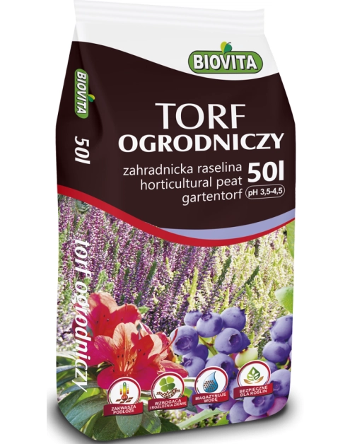 Zdjęcie: Torf ogrodniczy 50 L BIOVITA