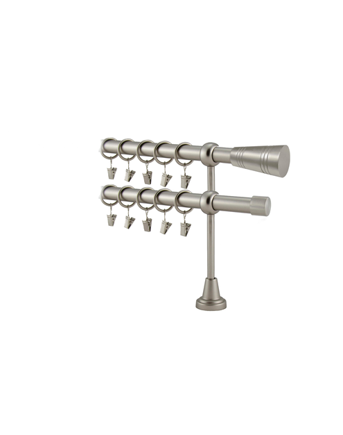 Zdjęcie: Karnisz podwójny Valentina fi 19 mm - 300 cm tubo satyna folia KARWEL