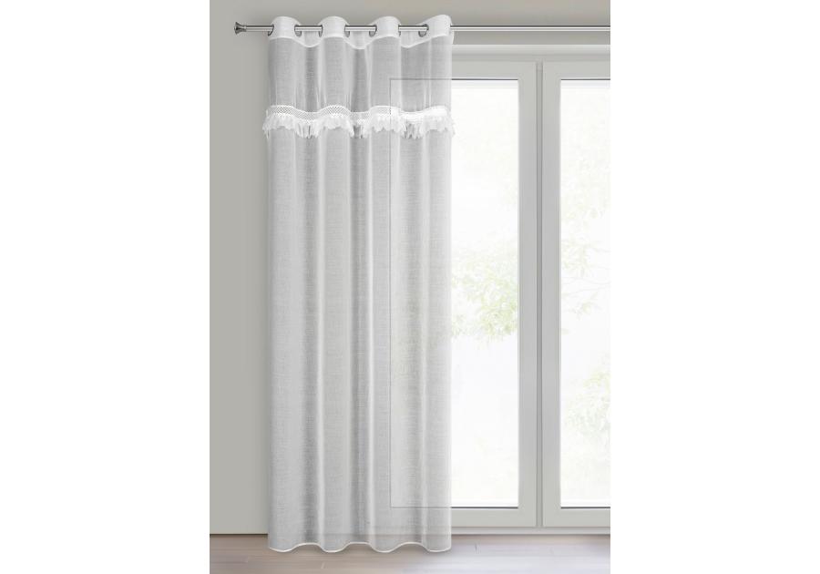 Zdjęcie: Firana gotowa Kiara 140 x 250 cm biały EUROFIRANY