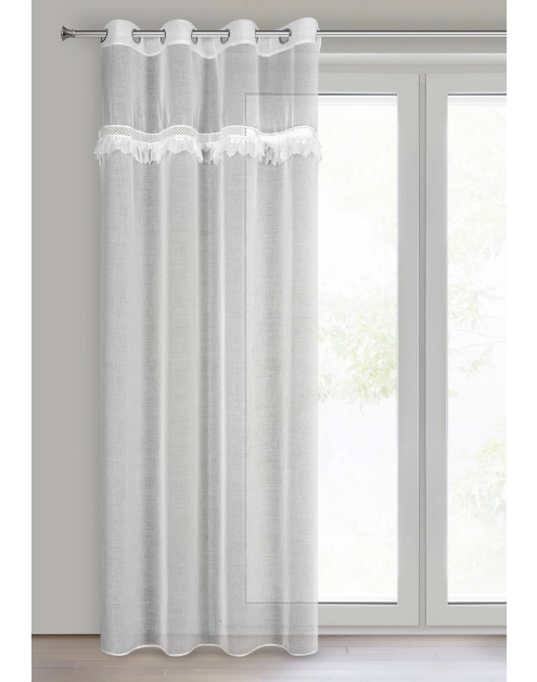 Zdjęcie: Firana gotowa Kiara 140 x 250 cm biały EUROFIRANY