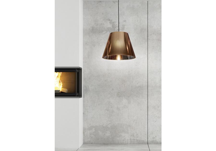 Zdjęcie: Lampa sufitowa wisząca Platino 1x60 W E27 kolor miedziany CANDELLUX
