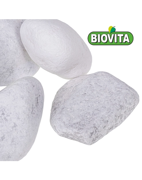 Zdjęcie: Otoczak Bianco Carrara White 25-40 mm biały szary 1000 kg BIOVITA