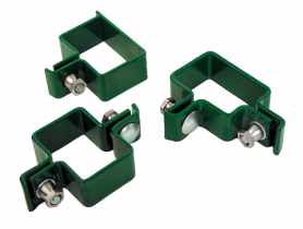 Obejma na słup 40x60 mm 6005 końcowy BETAFENCE