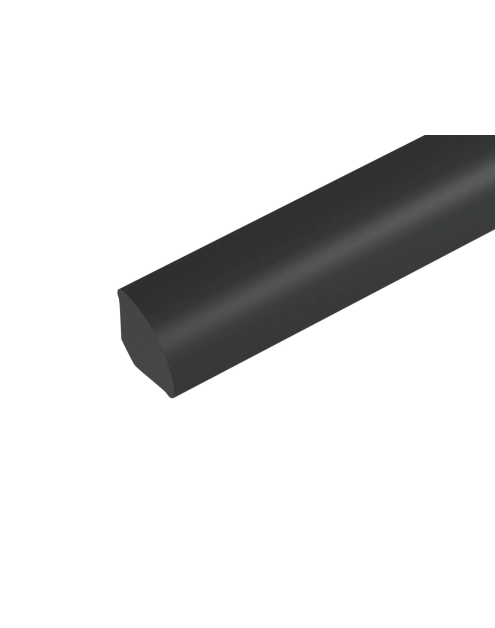 Zdjęcie: Ćwierćwałek PVC 13 mm czarny 2,5 m CEZAR