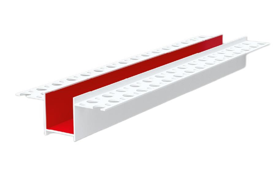 Zdjęcie: Listwa do boniowania PVC bez siatki BP11 H2R L300 biała BELLA PLAST