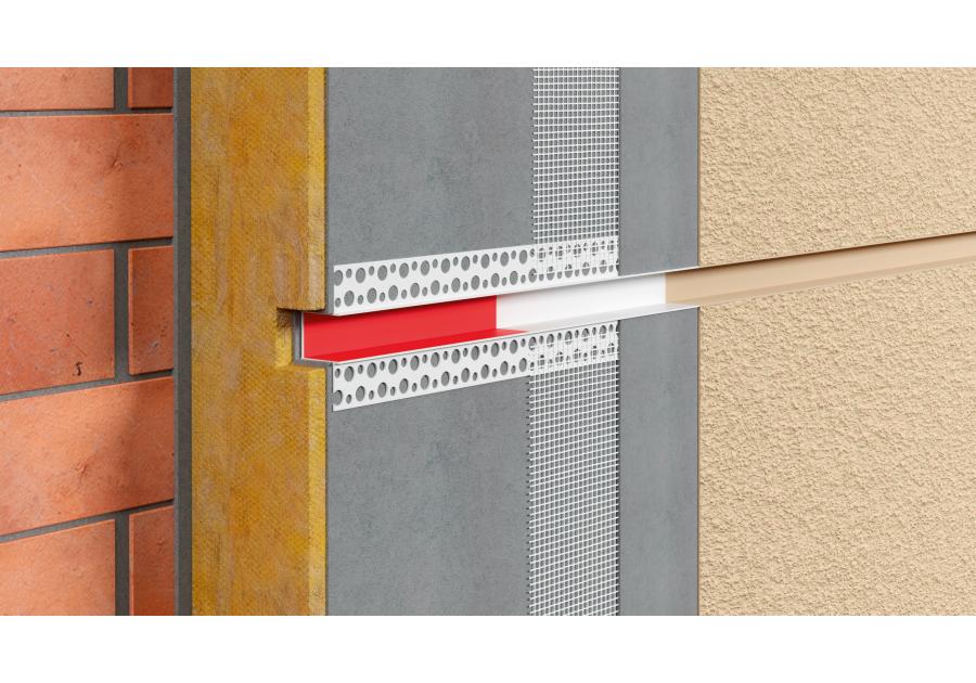 Zdjęcie: Listwa do boniowania PVC bez siatki BP11 H2R L300 biała BELLA PLAST