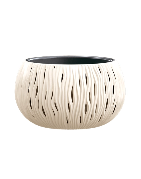 Zdjęcie: Doniczka Bowl Sandy krem 370x210 mm PROSPERPLAST