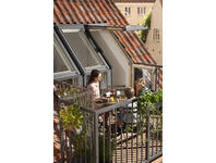 Zdjęcie: Okno balkonowe VEB 3065G drewniane dolna część, 78x109 cm VELUX