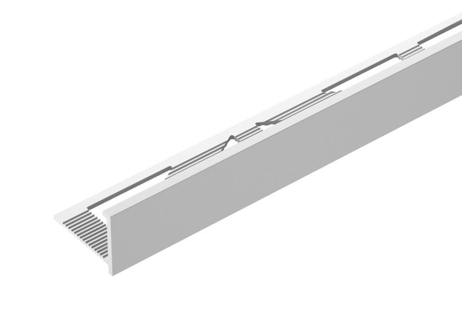 Zdjęcie: Profil do glazury 12x18x1 mm srebrny 2,5 m CEZAR