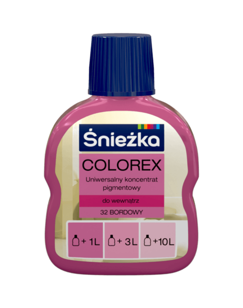 Zdjęcie: Pigment Colorex 32 bordowy 100 ml ŚNIEŻKA