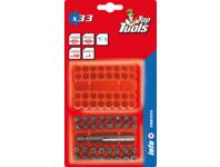 Zdjęcie: Końcówki wkrętakowe z uchwytem, zestaw 33 sztuk TOP TOOLS