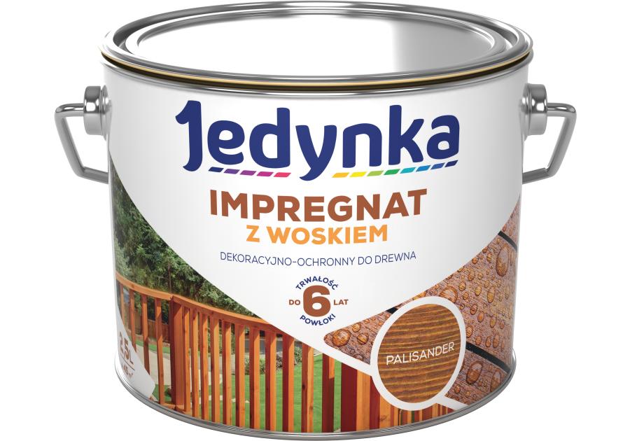 Zdjęcie: Impregnat do drewna z woskiem palisander 2,5 L JEDYNKA