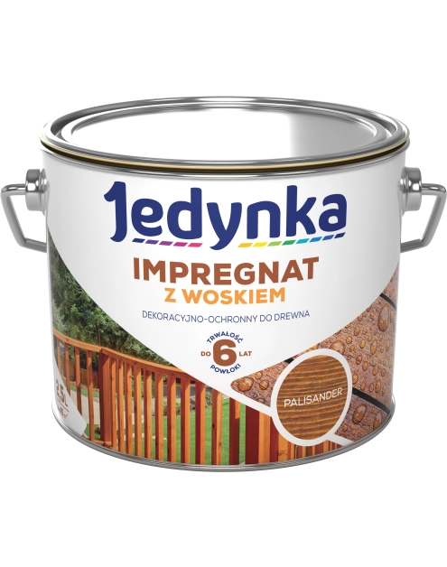 Zdjęcie: Impregnat do drewna z woskiem palisander 2,5 L JEDYNKA