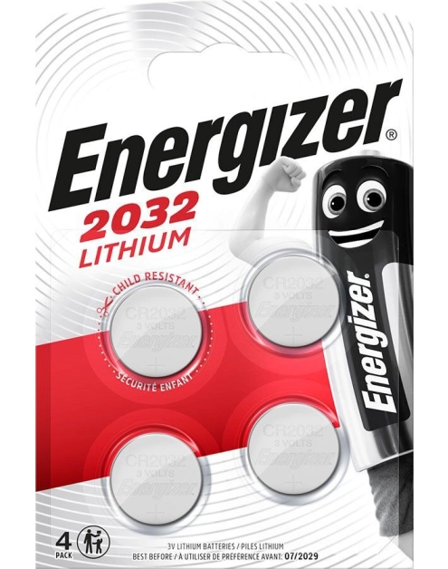 Zdjęcie: Bateria specjalistyczna litowa CR2032 blister 4 szt. ENERGIZER