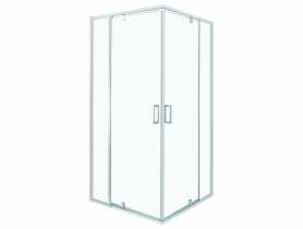 Kabina natryskowa Dunaj 2-D 80-90x80-90 KERRA