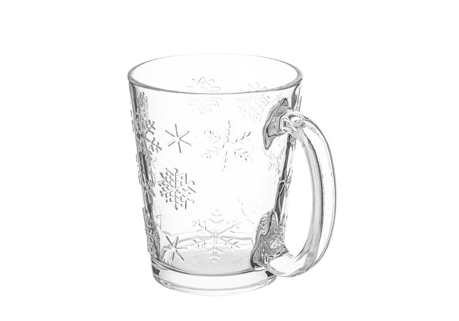 Zdjęcie: Kubek szklany 300 ml dekoracja śnieżynki ALTOM DESIGN