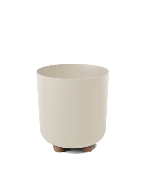 Zdjęcie: Donica Sofia 19 cm beżowa LAMELA PLASTIC