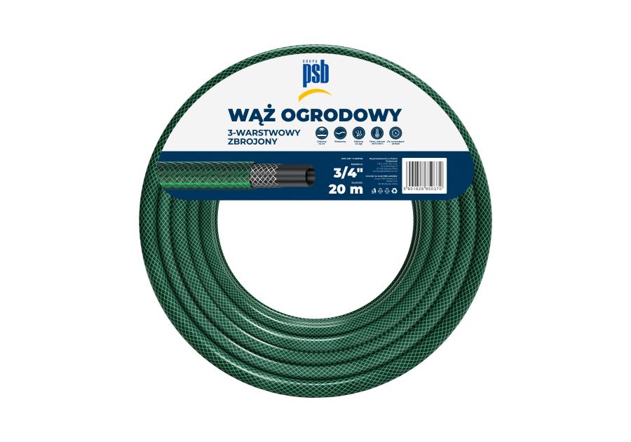 Zdjęcie: Wąż ogrodowy 3/4 - 20 m PSB